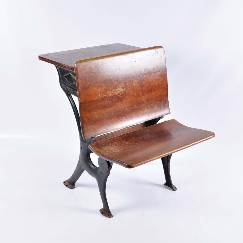 Silent Giant Victorian Era School Desk Ebth