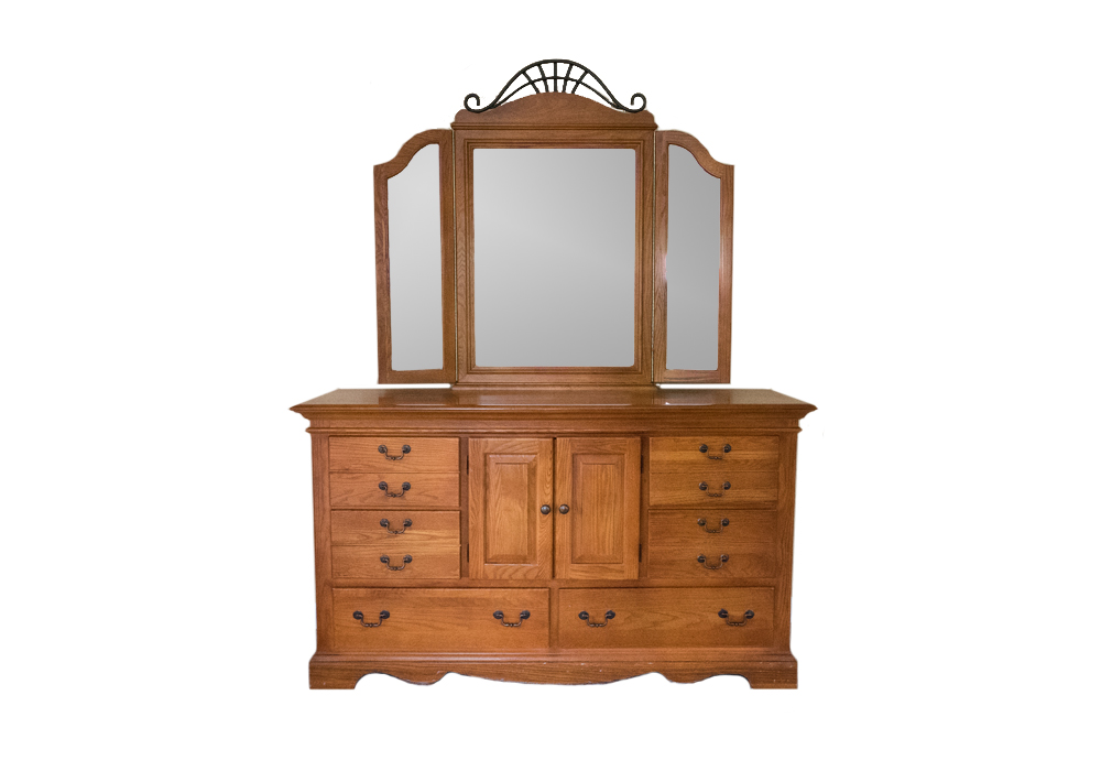 Sumpter Company Dresser with Mirror EBTH
