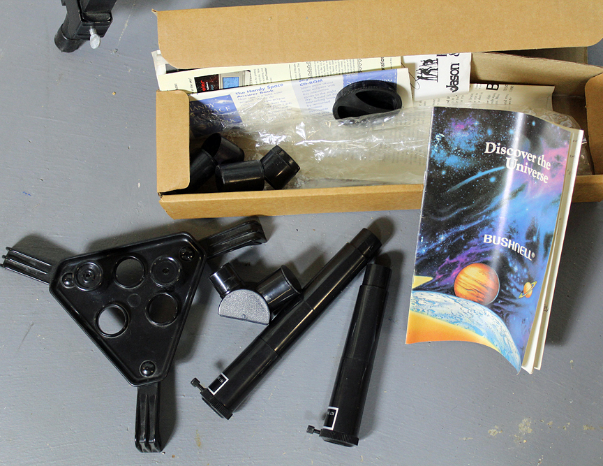 Bushnell 345 Telescope on Stand with Accessories EBTH