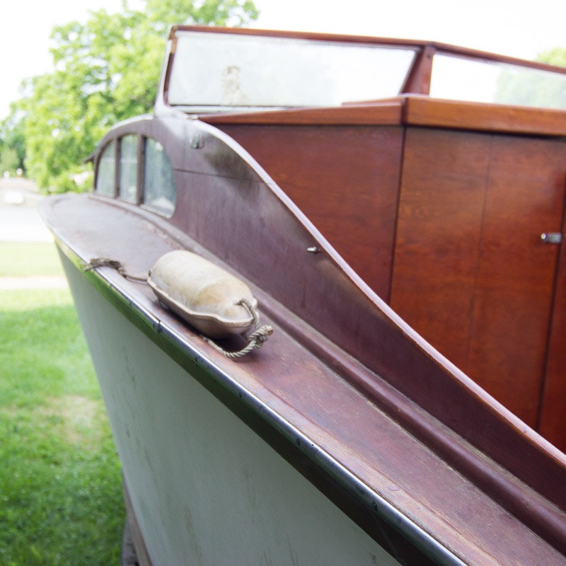 1956 Handcrafted Cuddy Cabin Boat with 110 HP Volvo Engine ...