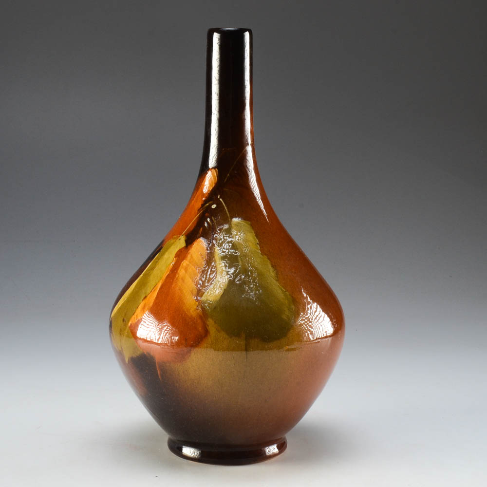 J.B. Owens Utopian Pottery Long Neck Vase | EBTH