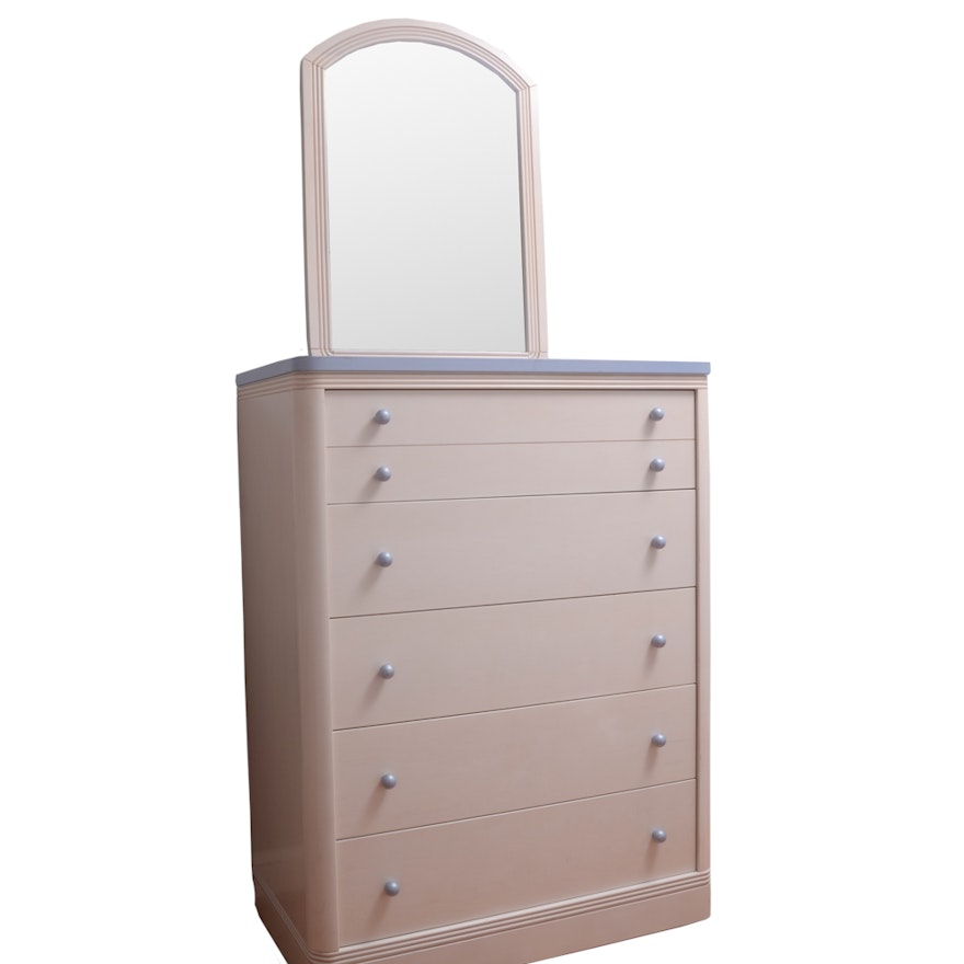 Ragazzi White Children S Dresser With Mirror Ebth