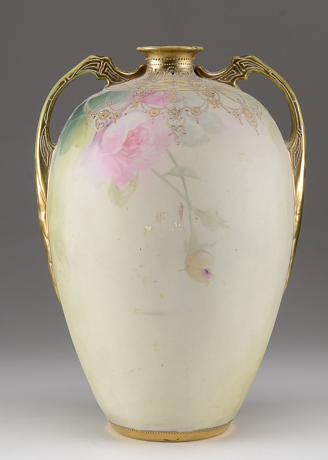 Circa 18911911 Large HandPainted Nippon Vase EBTH