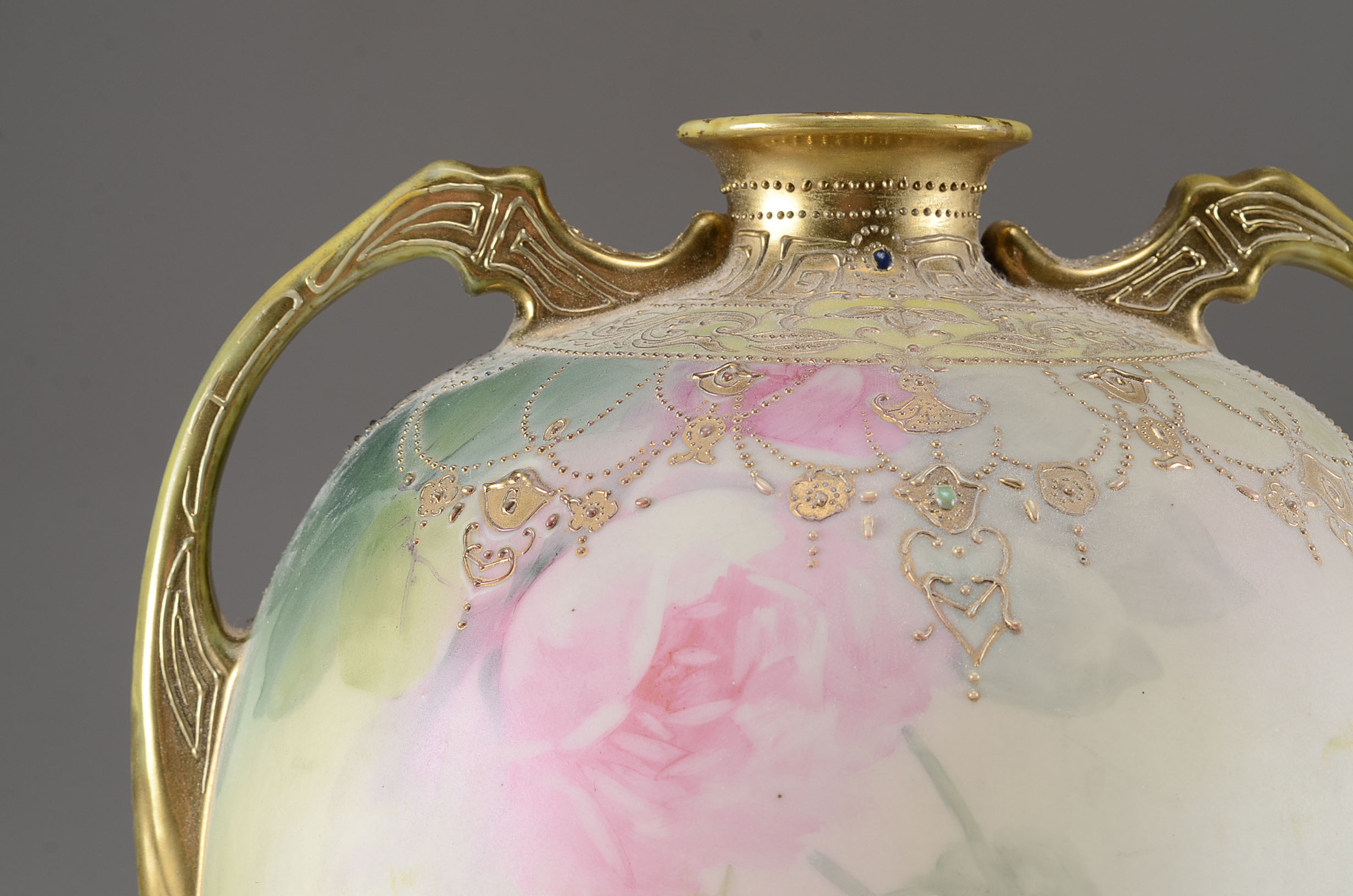 Circa 18911911 Large HandPainted Nippon Vase EBTH