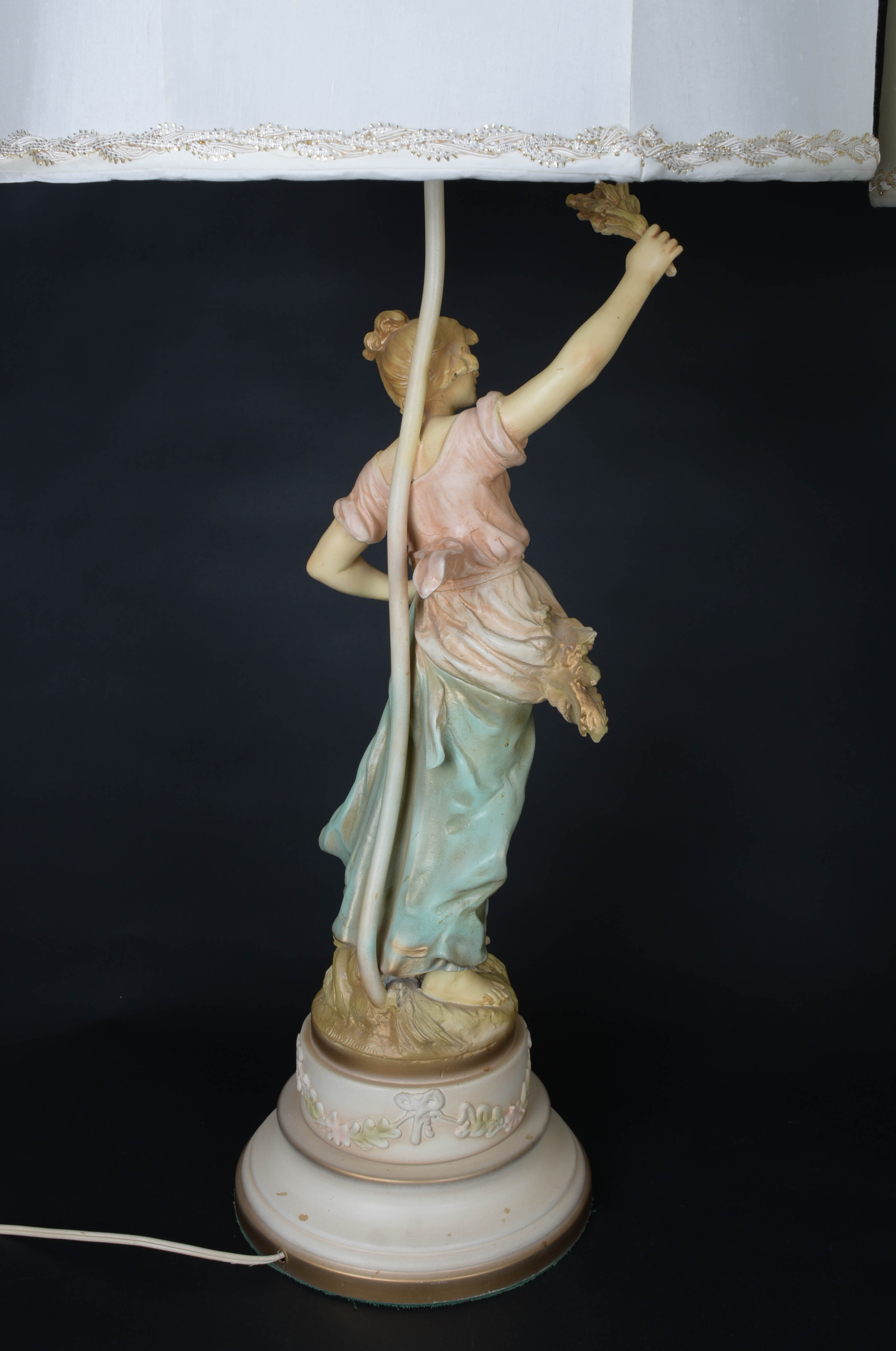 Pair of Vintage Auguste Moreau Figural Lamps EBTH