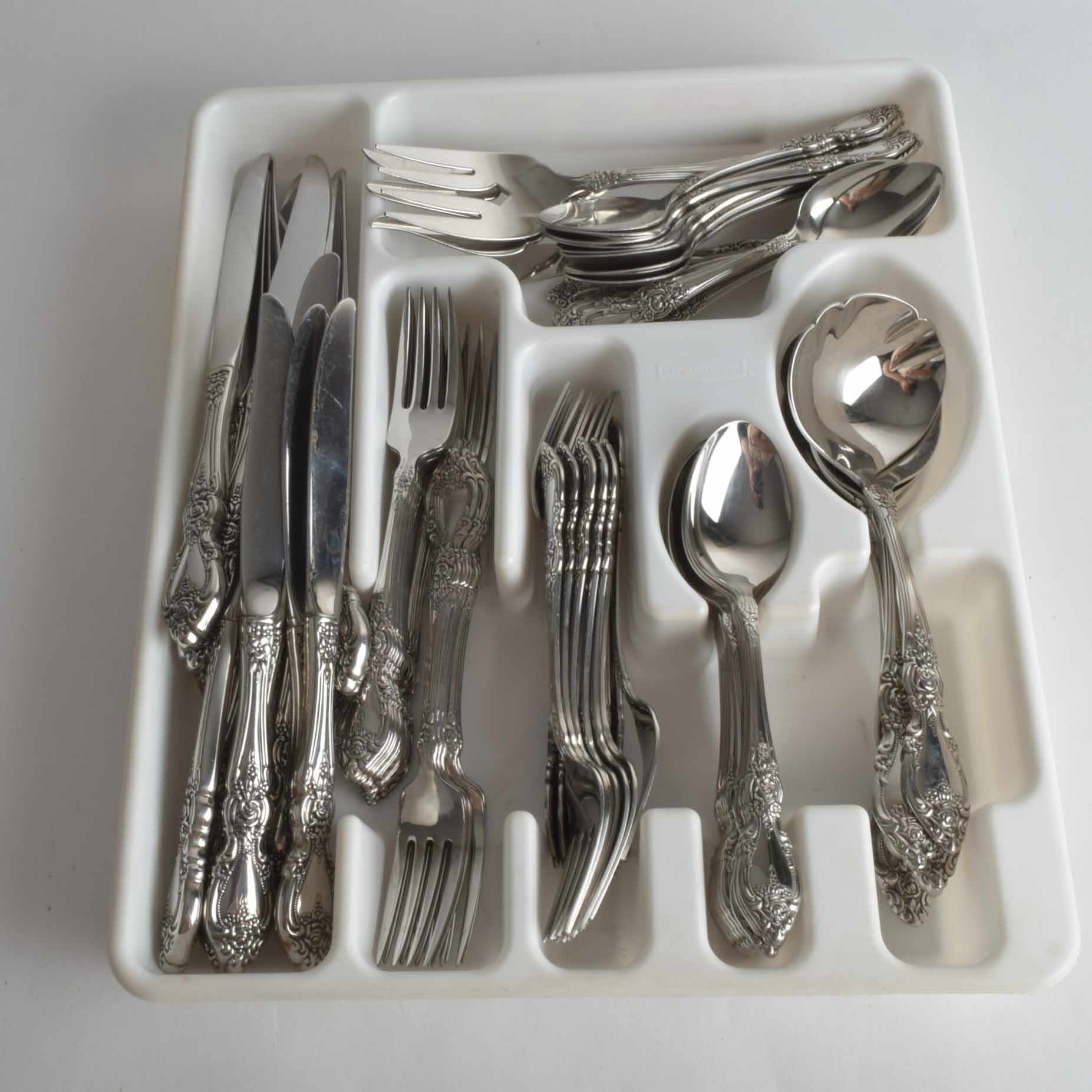 Set of Oneida "Louisiana" Stainless Flatware EBTH