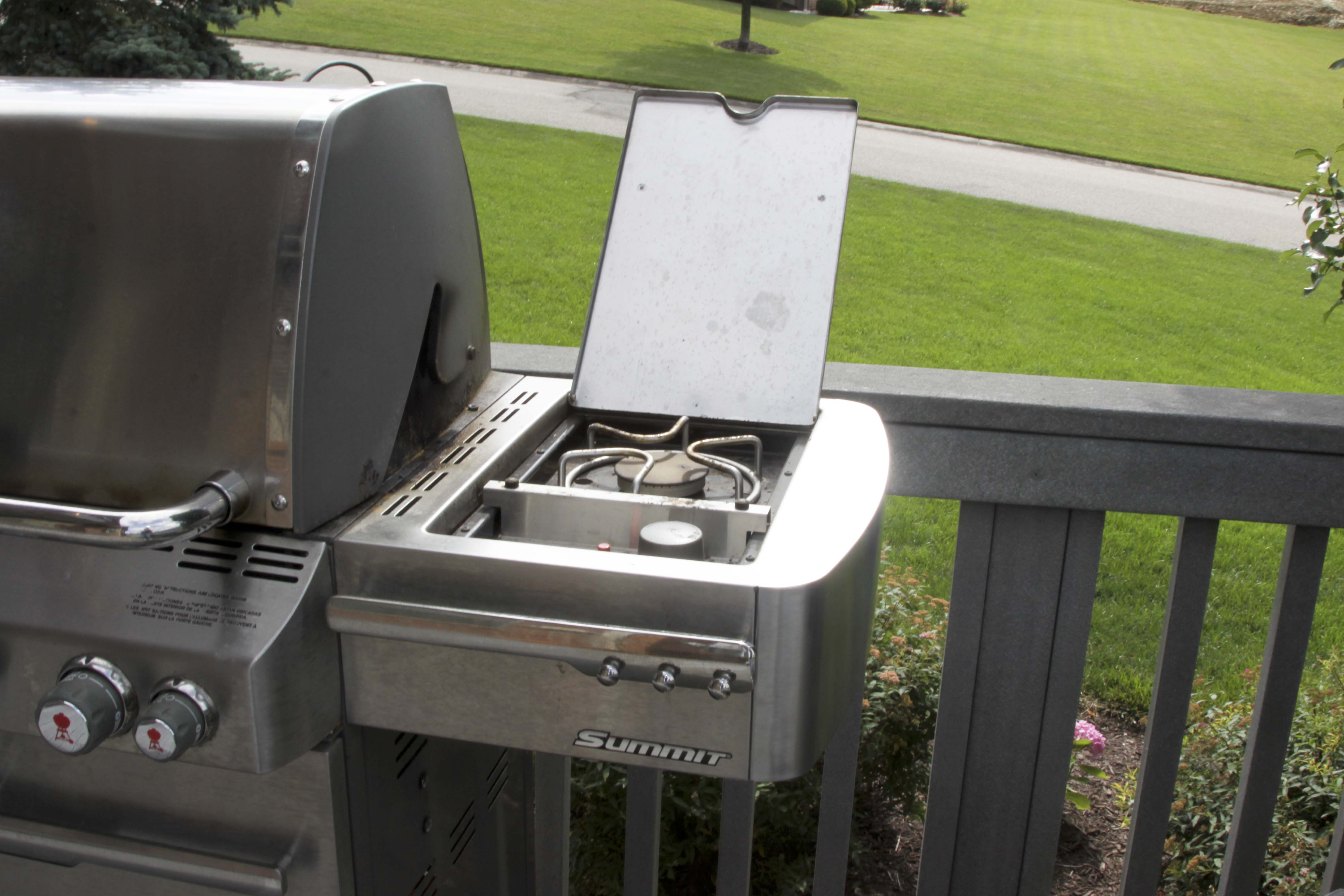 Weber 'Summit' S450 Stainless Steel Gas Grill with Side Burner EBTH