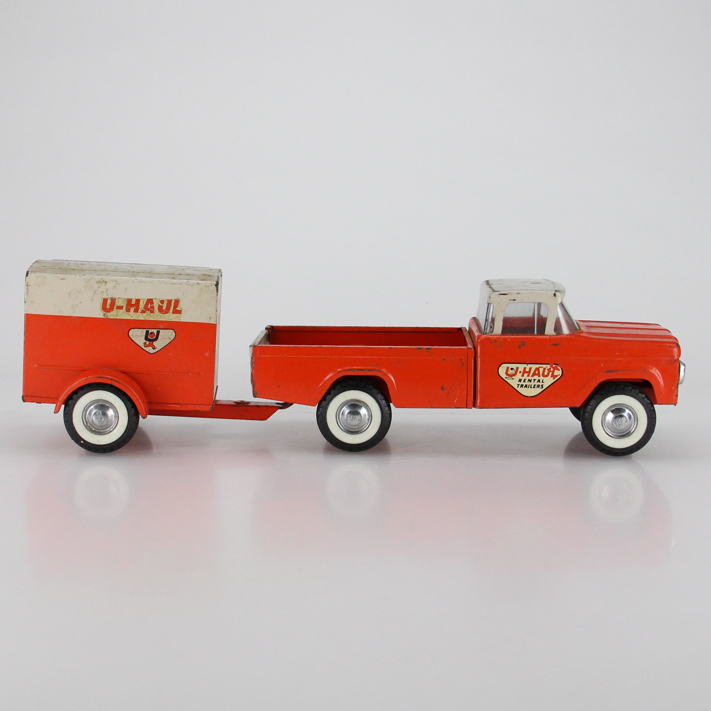 Vintage Nylint U Haul Ford Pick Up Truck Toy And Trailer