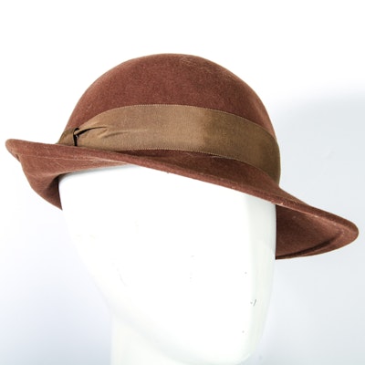 Vintage Halston Women's Wool Hat Vintage Halston Women's Wool Hat