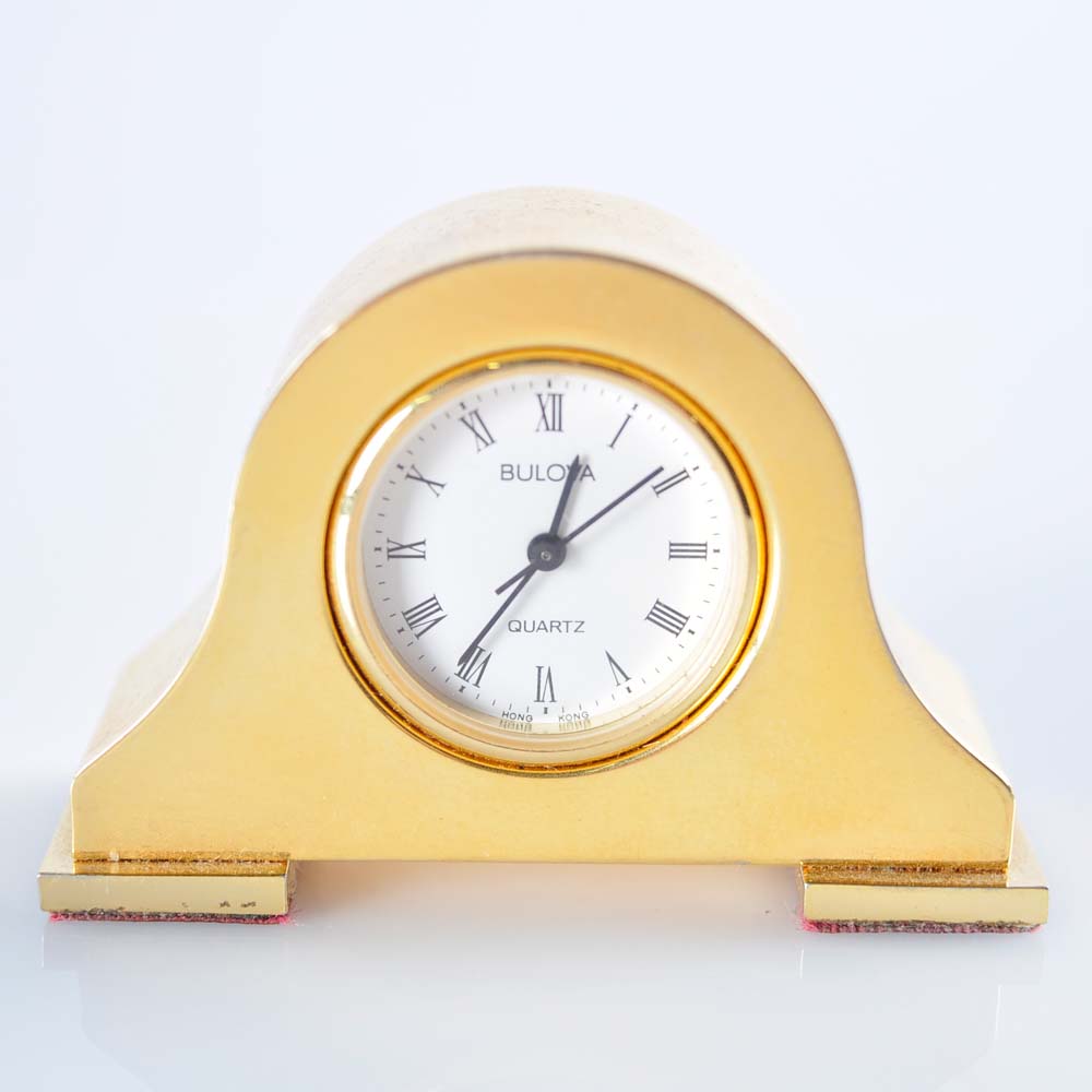 Small Bulova Clock EBTH