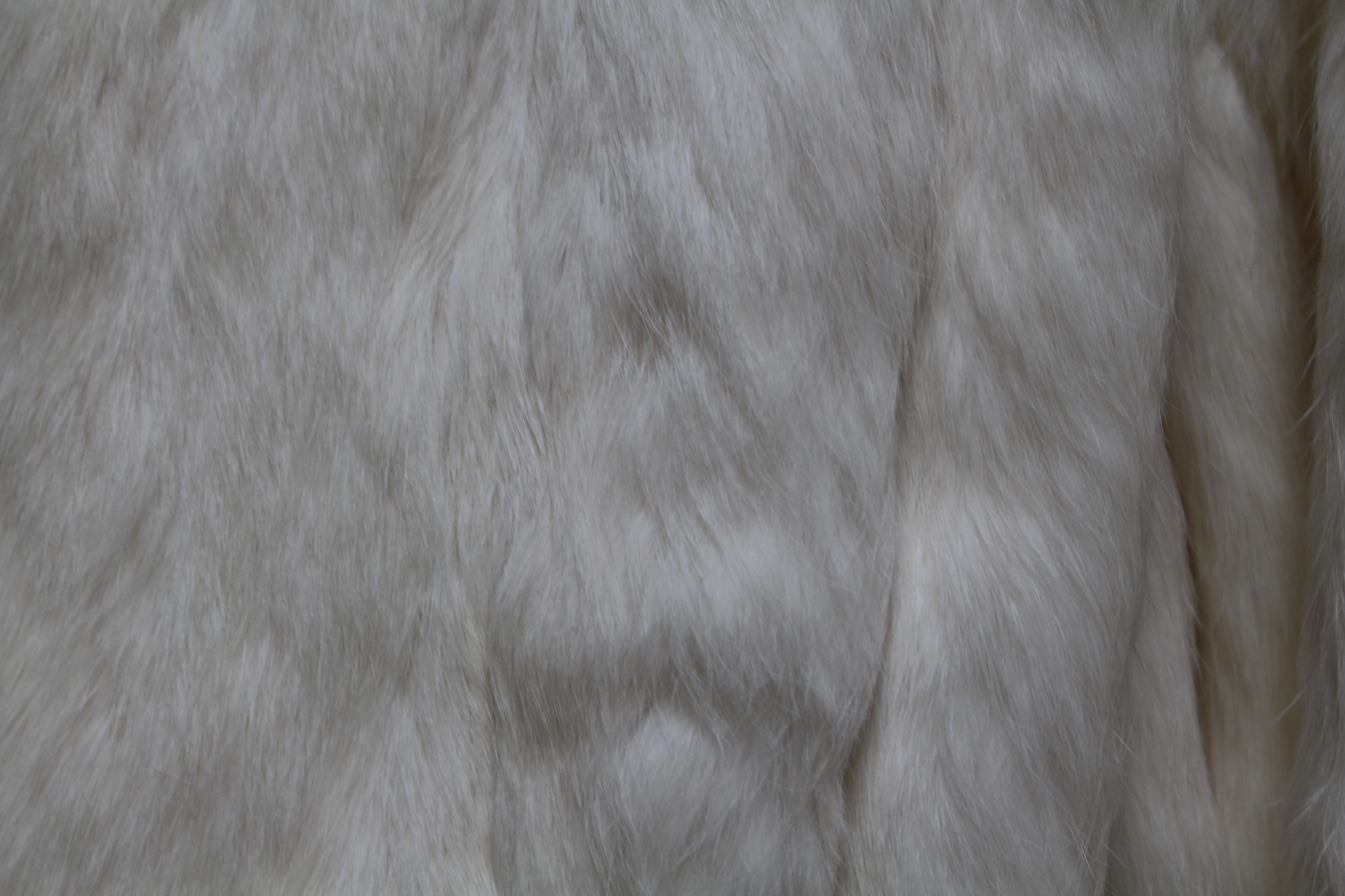 White Rabbit Fur Coat EBTH