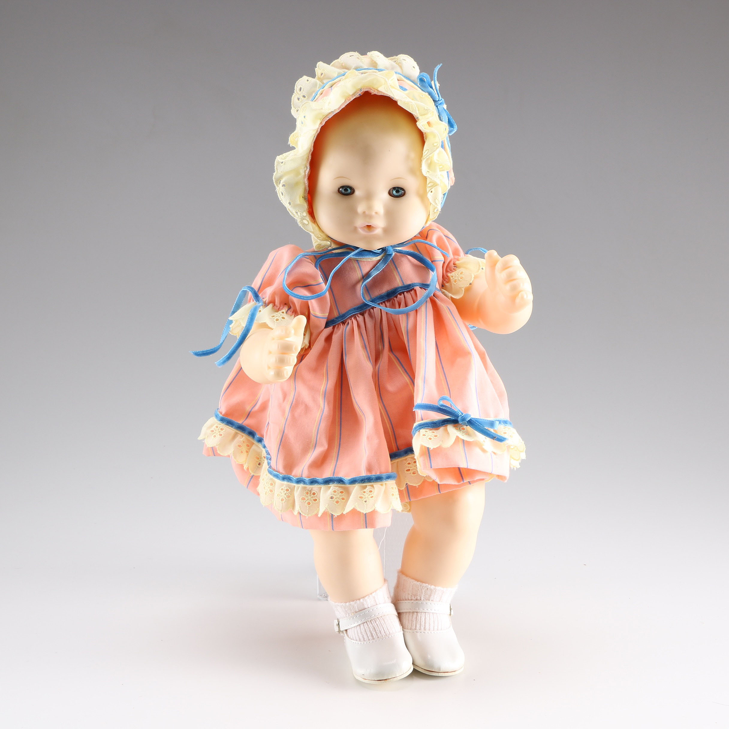 peach color baby doll outfit