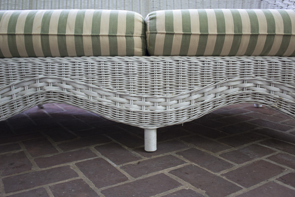 Henry Link Wicker Sofa EBTH