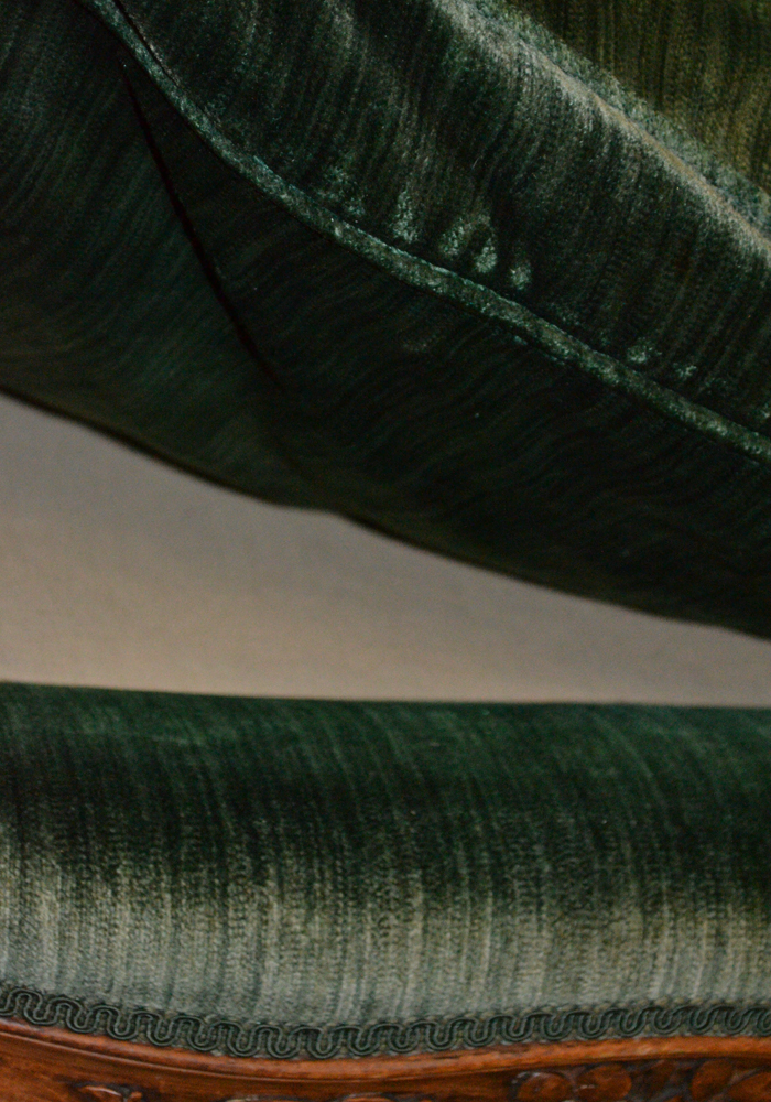 Oversized Velvet Upholstered Armchair | EBTH