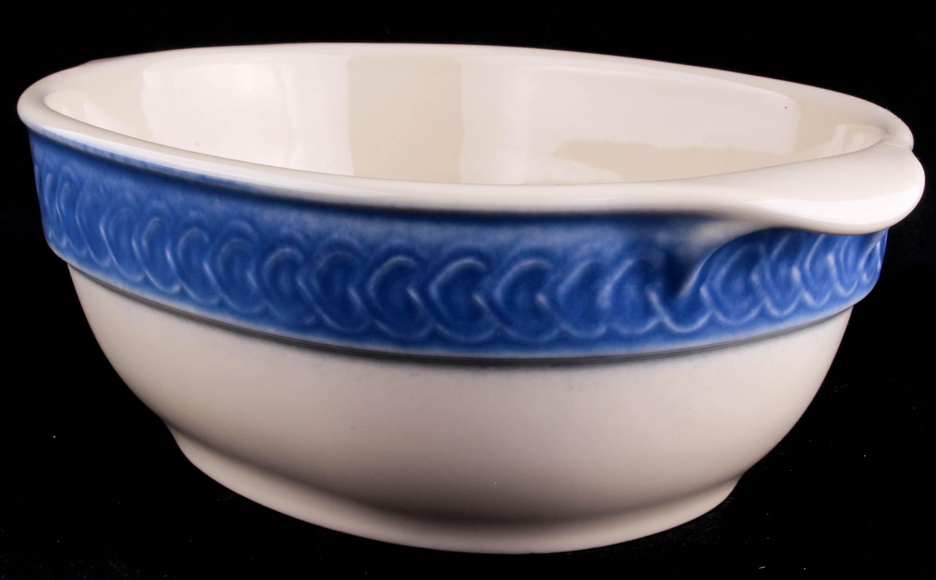 Longaberger Pottery Oval Serving Bowl EBTH