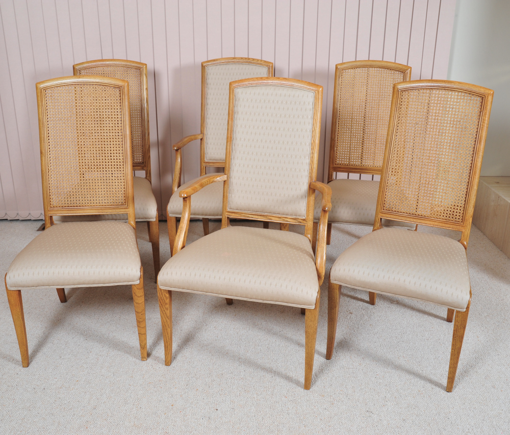 Six Henredon Artefact Collection Dining Room Chairs EBTH