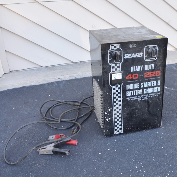 Sears Heavy Duty Engine Starter and Battery Charger EBTH