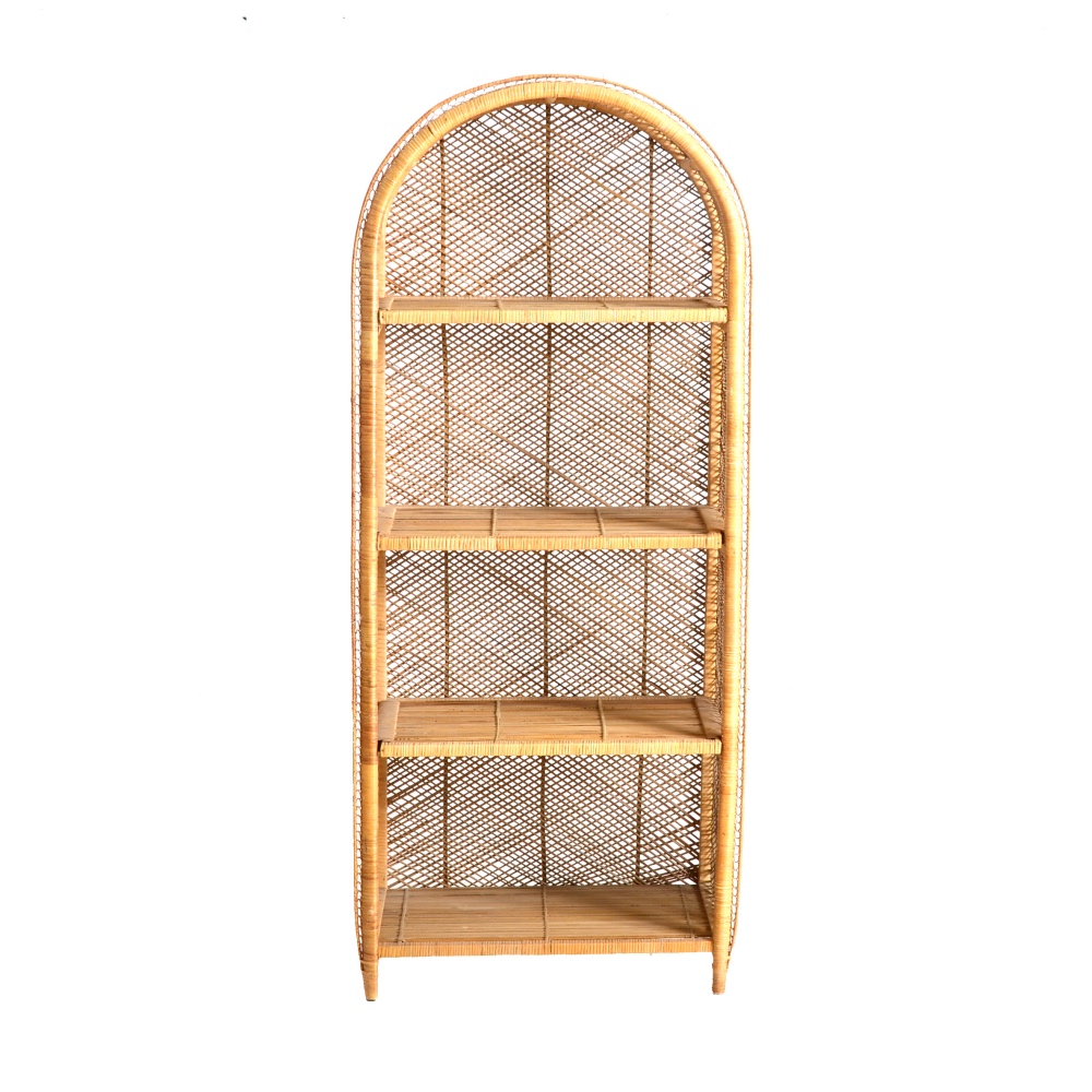 Arched Wicker Shelf Unit EBTH