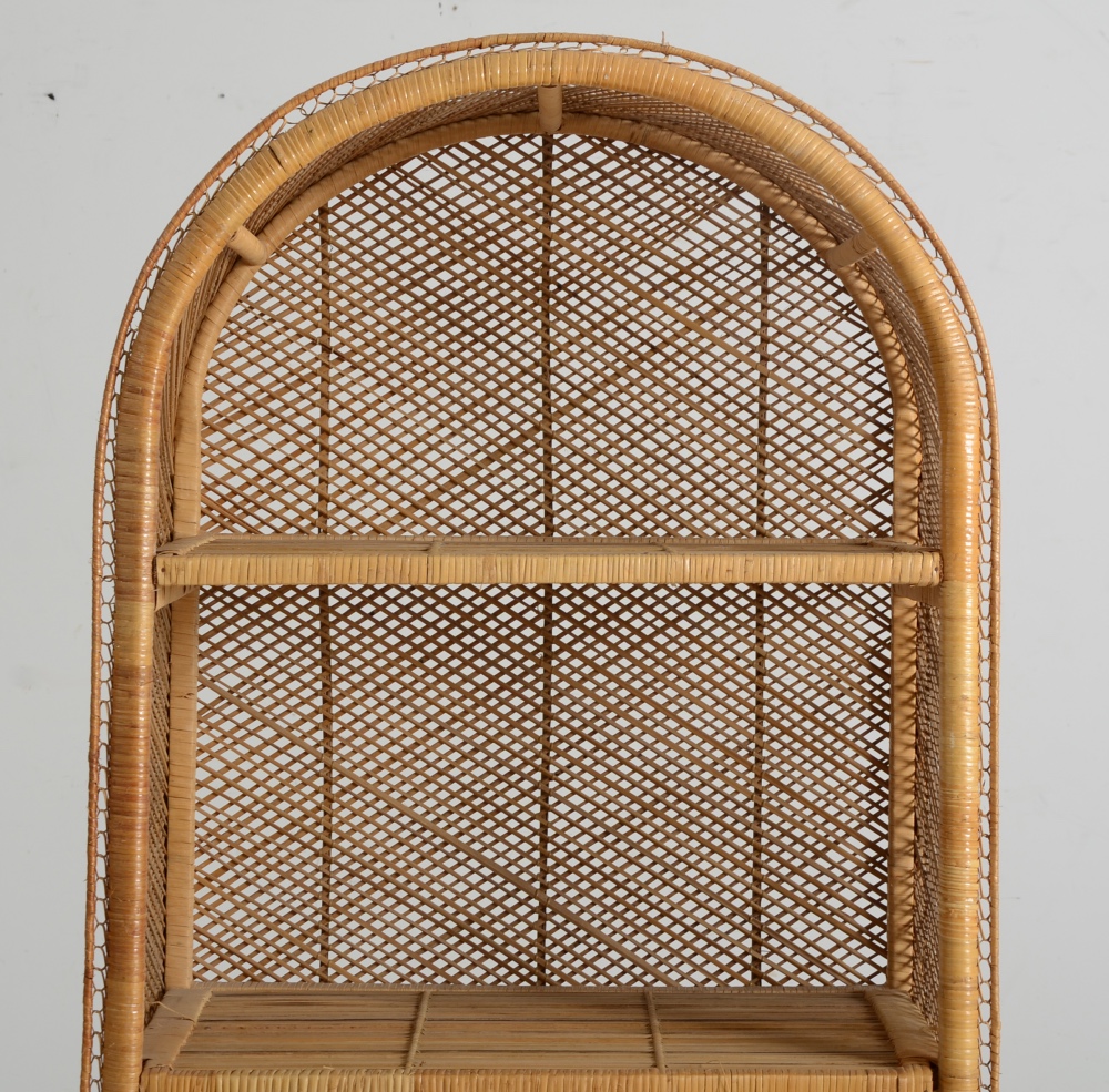 Arched Wicker Shelf Unit EBTH