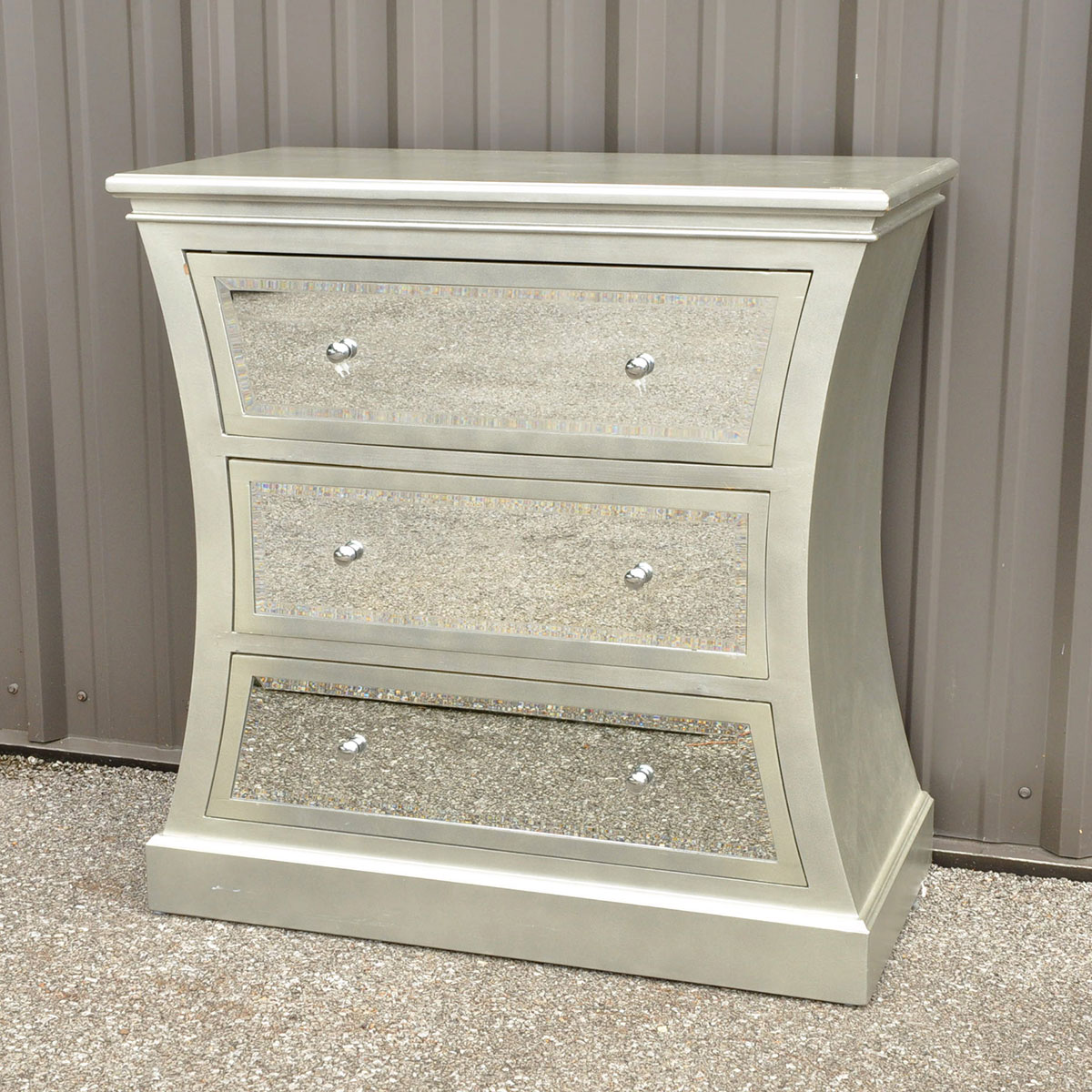Hourglass Shape Chest Of Mirrored Drawers Ebth