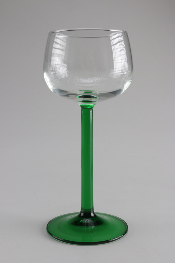 Green Stem Cordial Glasses EBTH