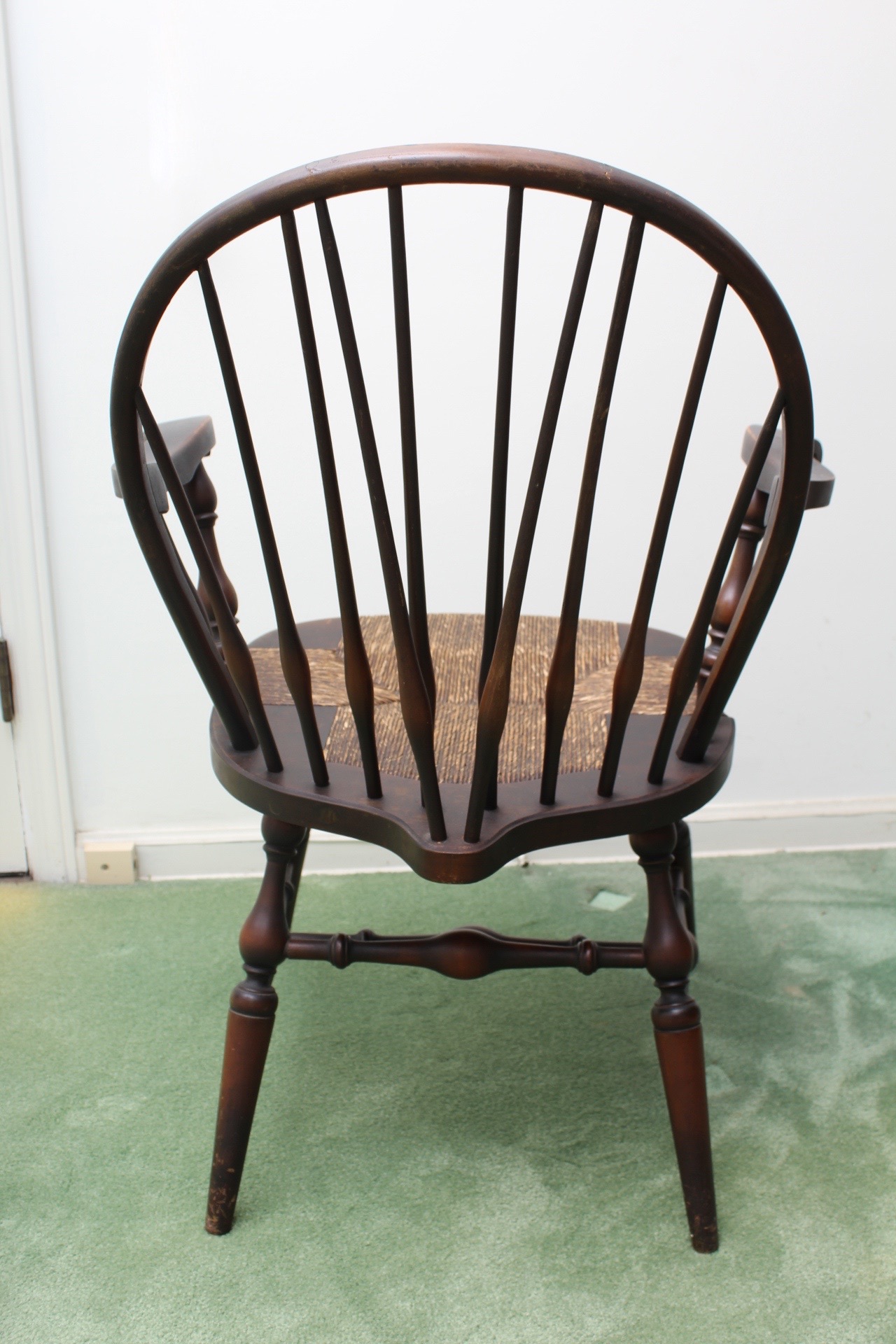 Antique Rush Seat Windsor Chair EBTH
