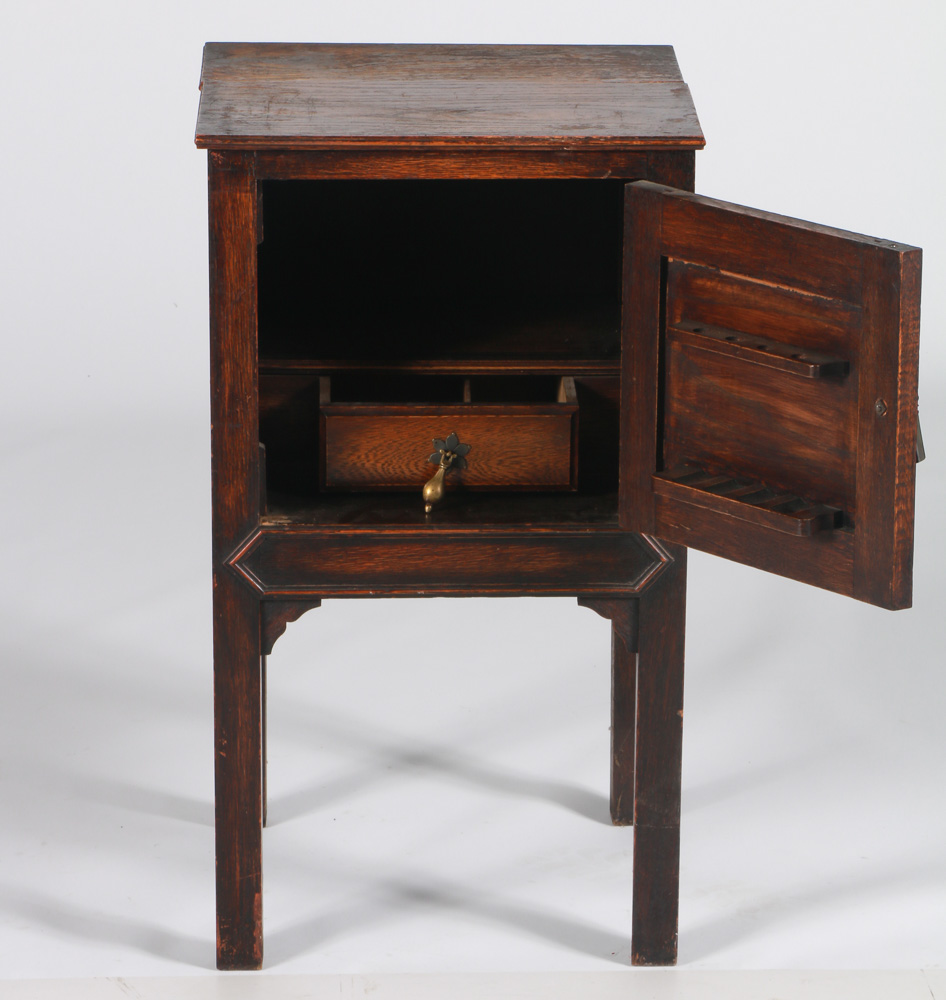 Antique Irish Oak Pipe Smoking EBTH