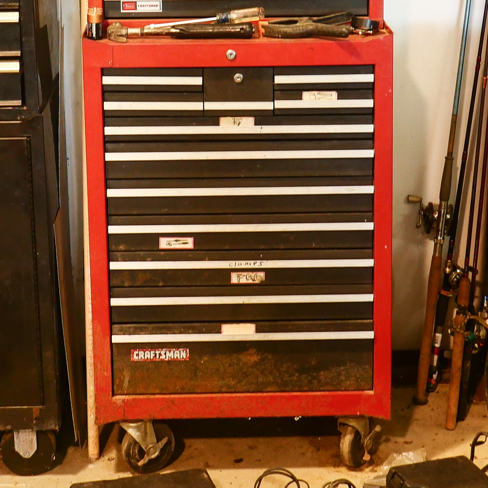 12 Drawer Craftsman Tool Chest With Tools Ebth