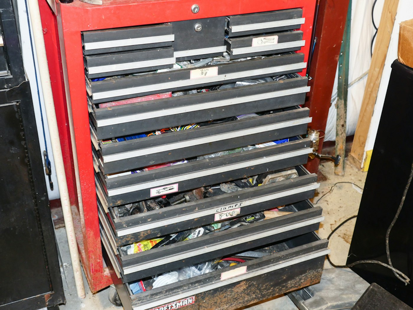12 Drawer Craftsman Tool Chest with Tools EBTH