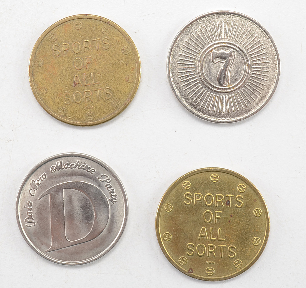 Group of Seven Vintage Tokens | EBTH