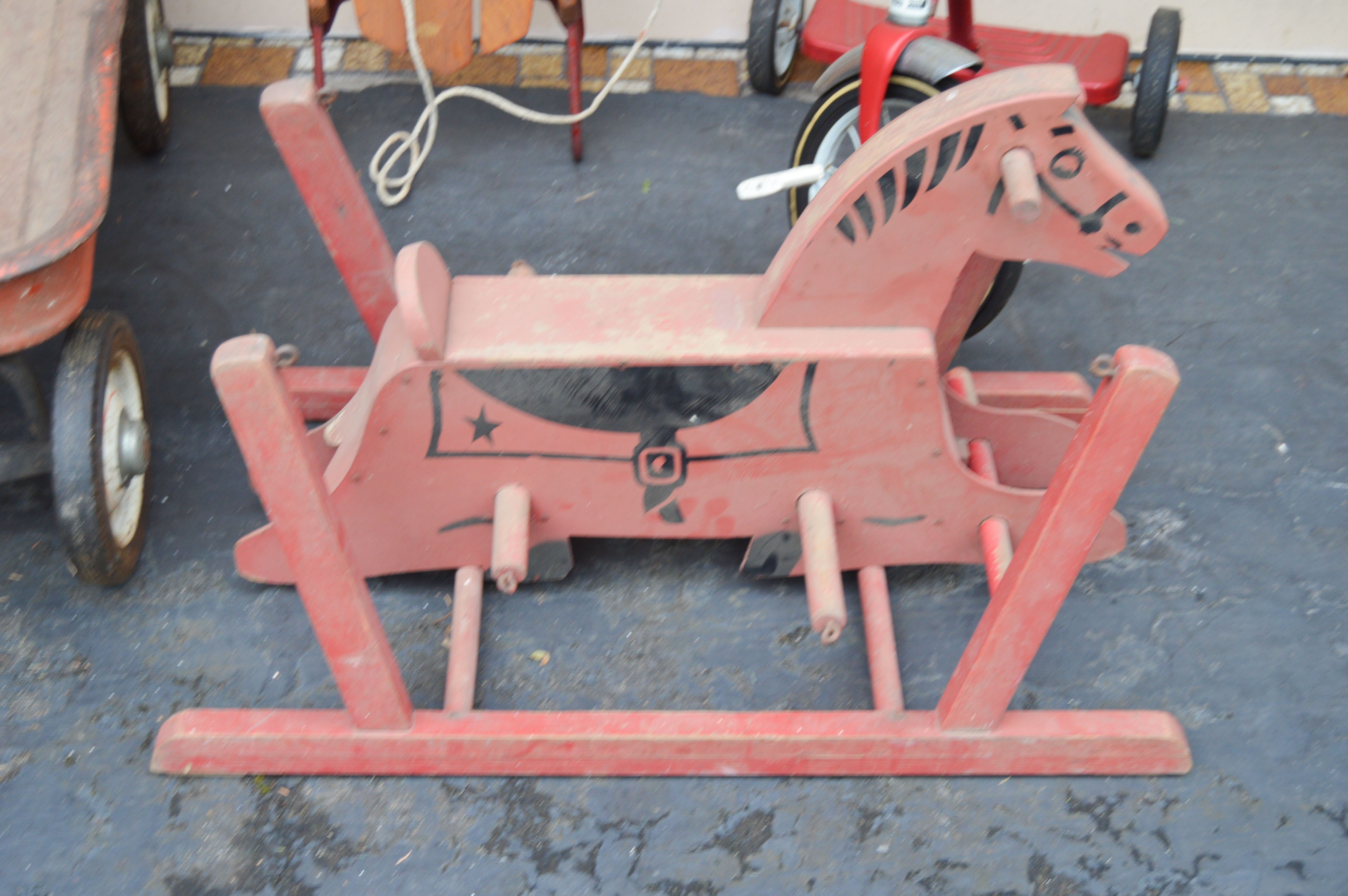 Vintage Radio Flyer Wagon, Flexible Flyer Model 51J Sled, Roadmaster