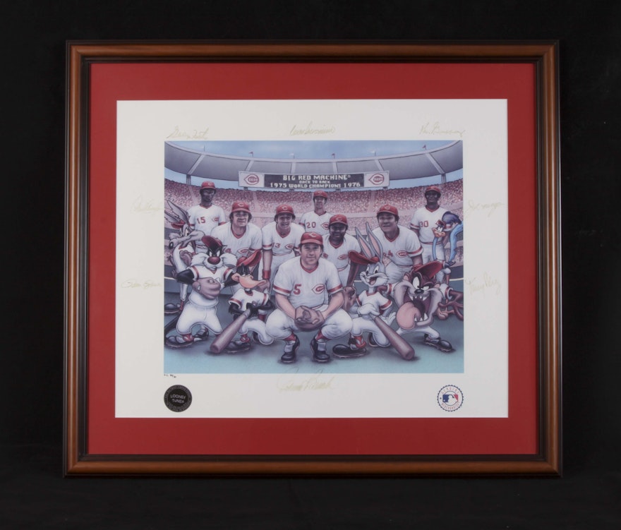 Sports Gallery - Looney Toons Signed Big Red Machine