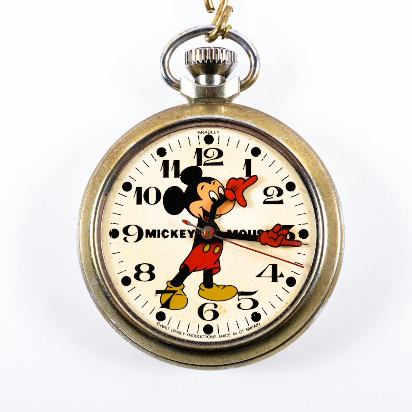 Vintage Bradley Mickey Mouse Pocket Watch EBTH