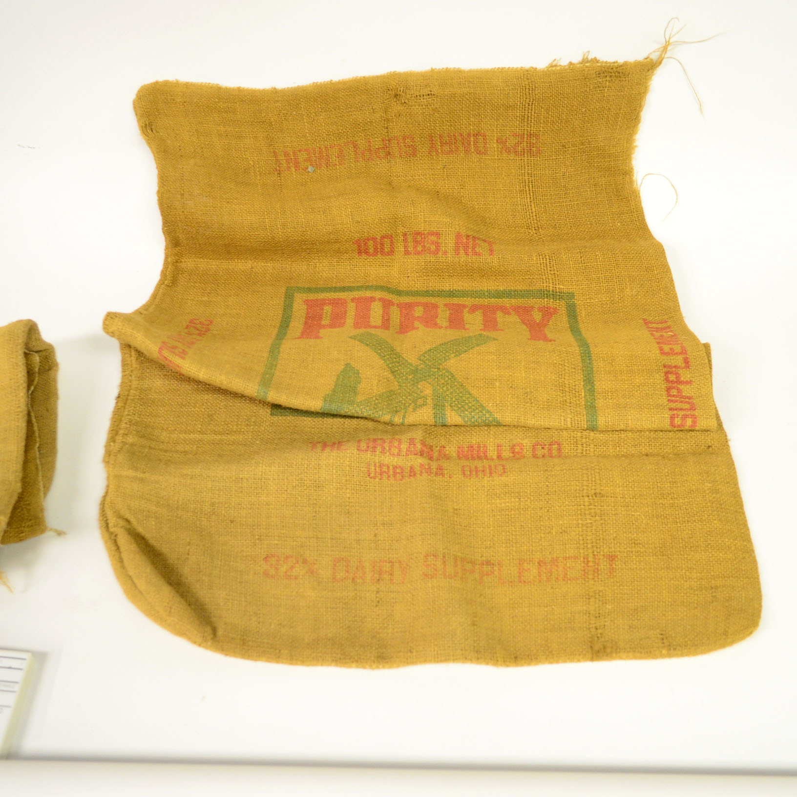 Vintage Purity Feed Burlap Bags EBTH