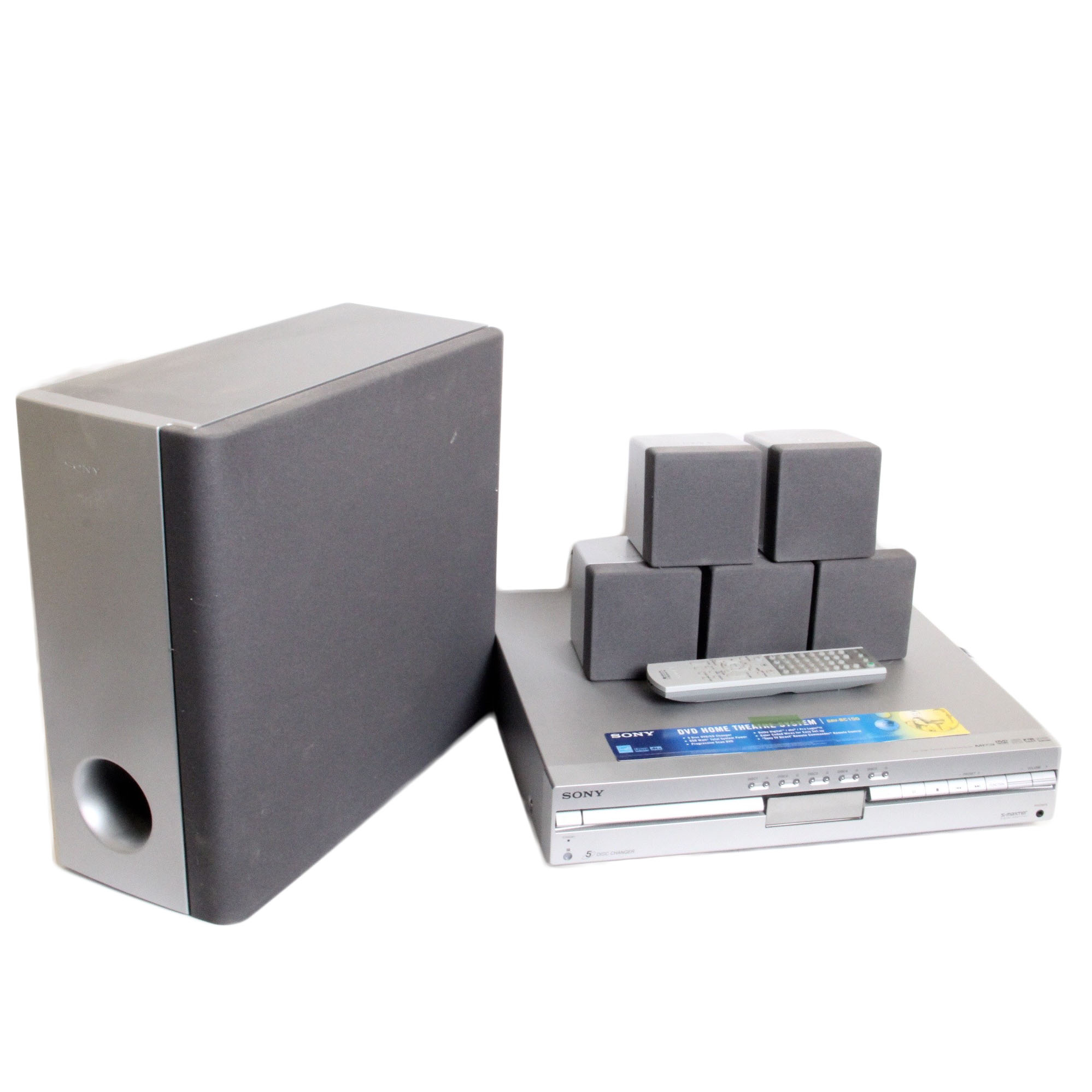 sony surround sound system silver