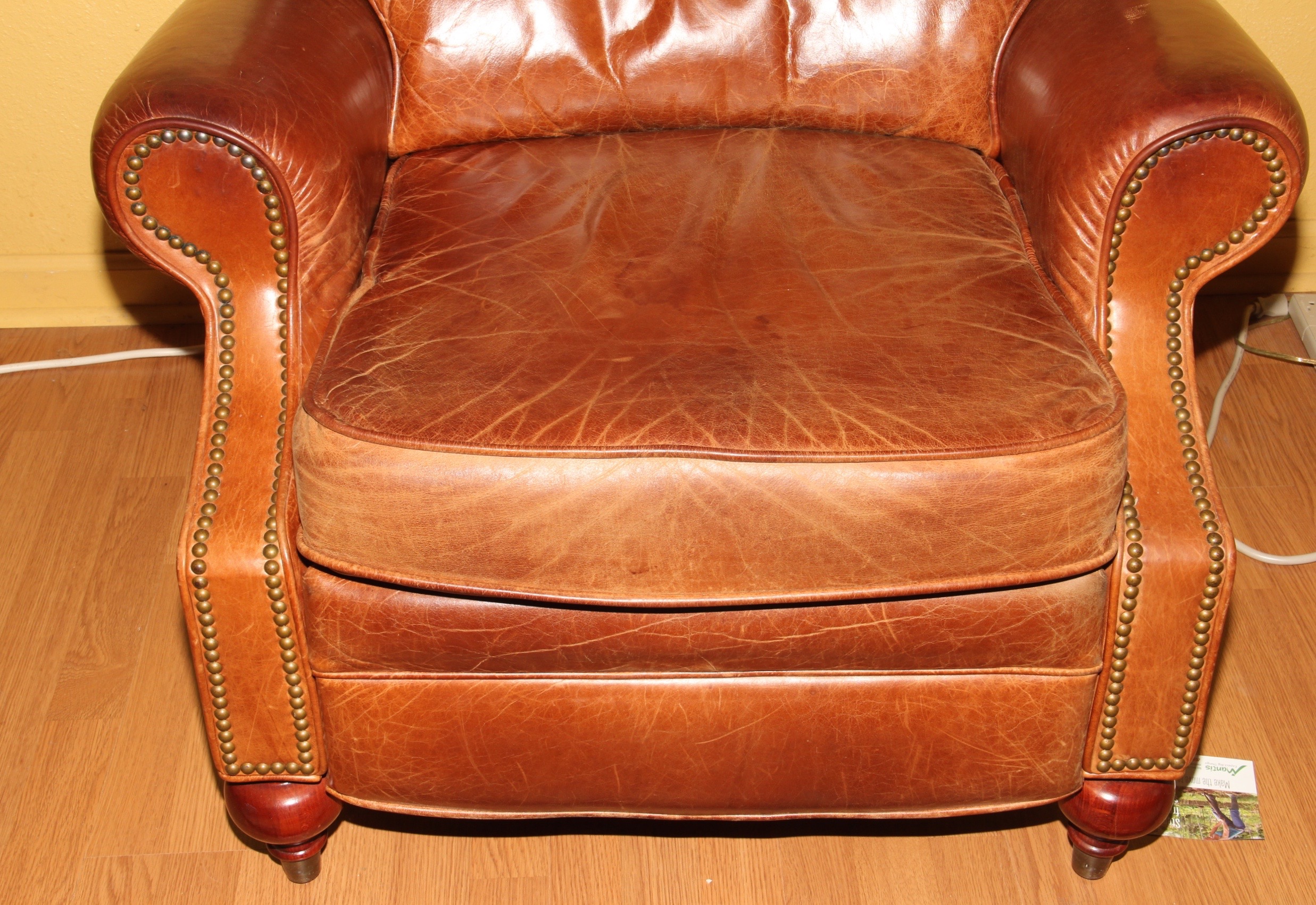 Lane Tobacco Leather Recliner EBTH