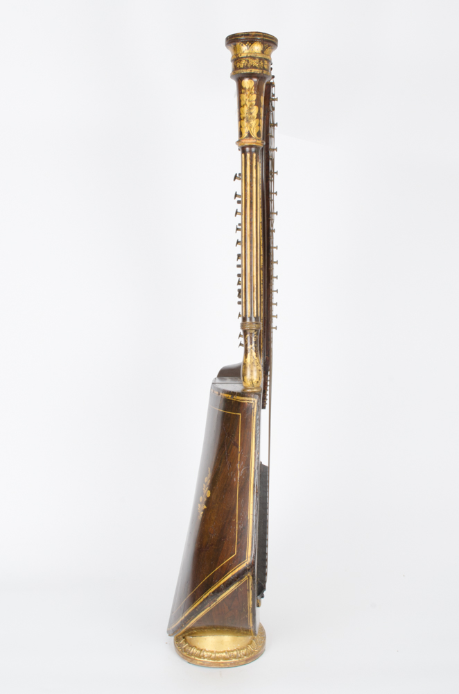 Antique Dital Harp and Case EBTH