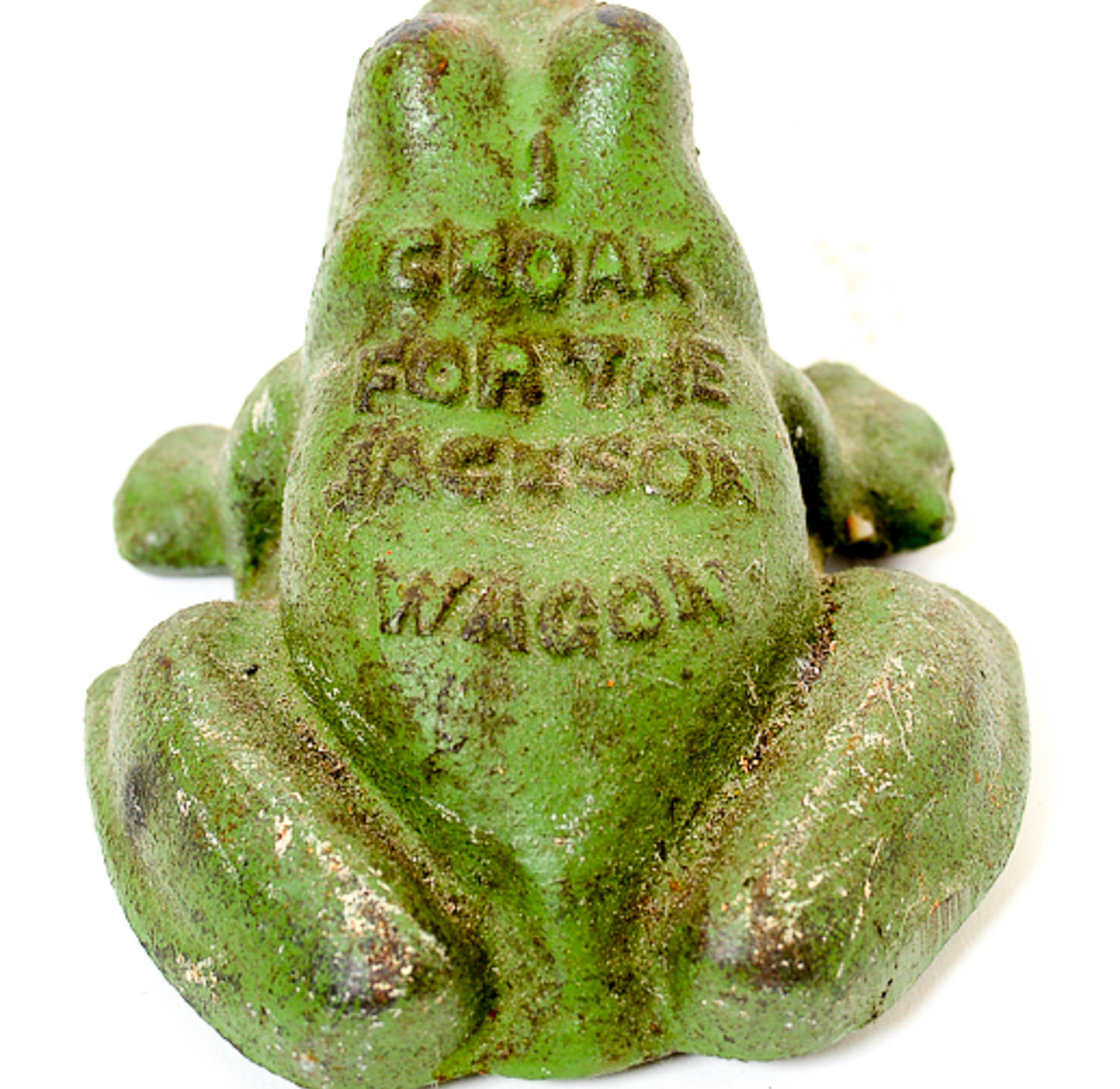 Circa 1880s Cast Iron Frog Doorstop EBTH