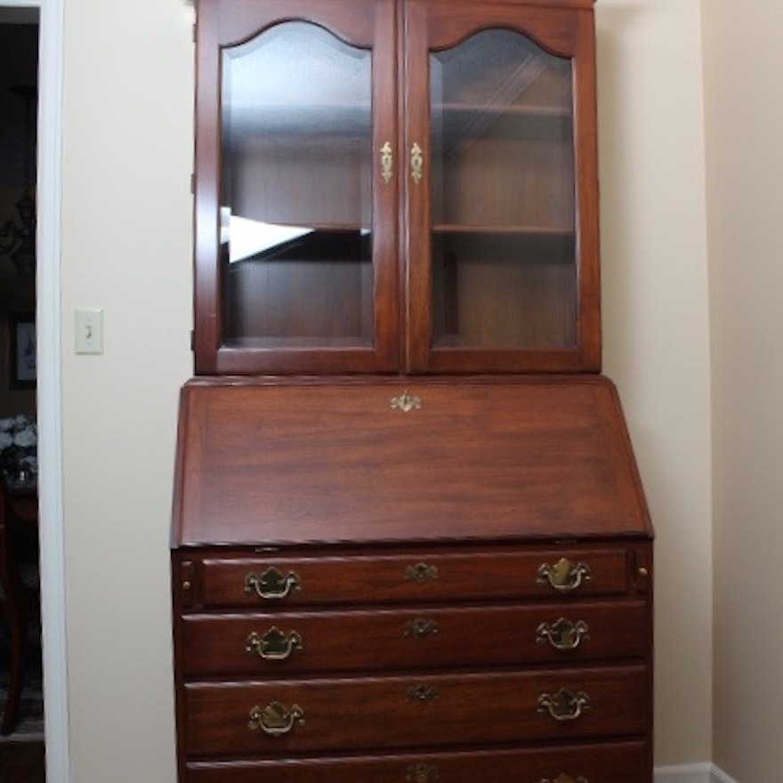 Henkel Harris Mahogany Secretary Ebth