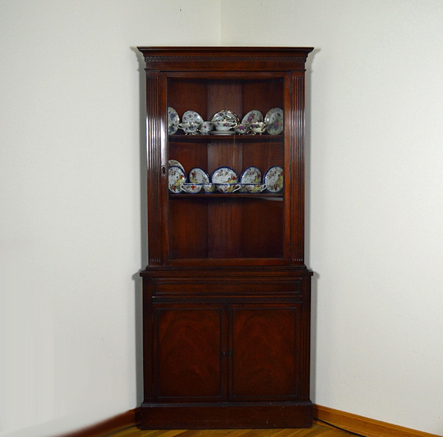 Vintage Corner Cabinet 81