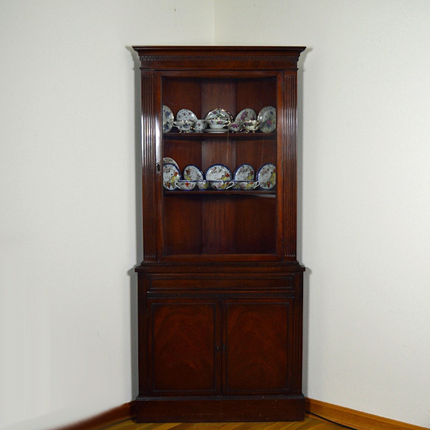 Vintage Corner Cabinet 81