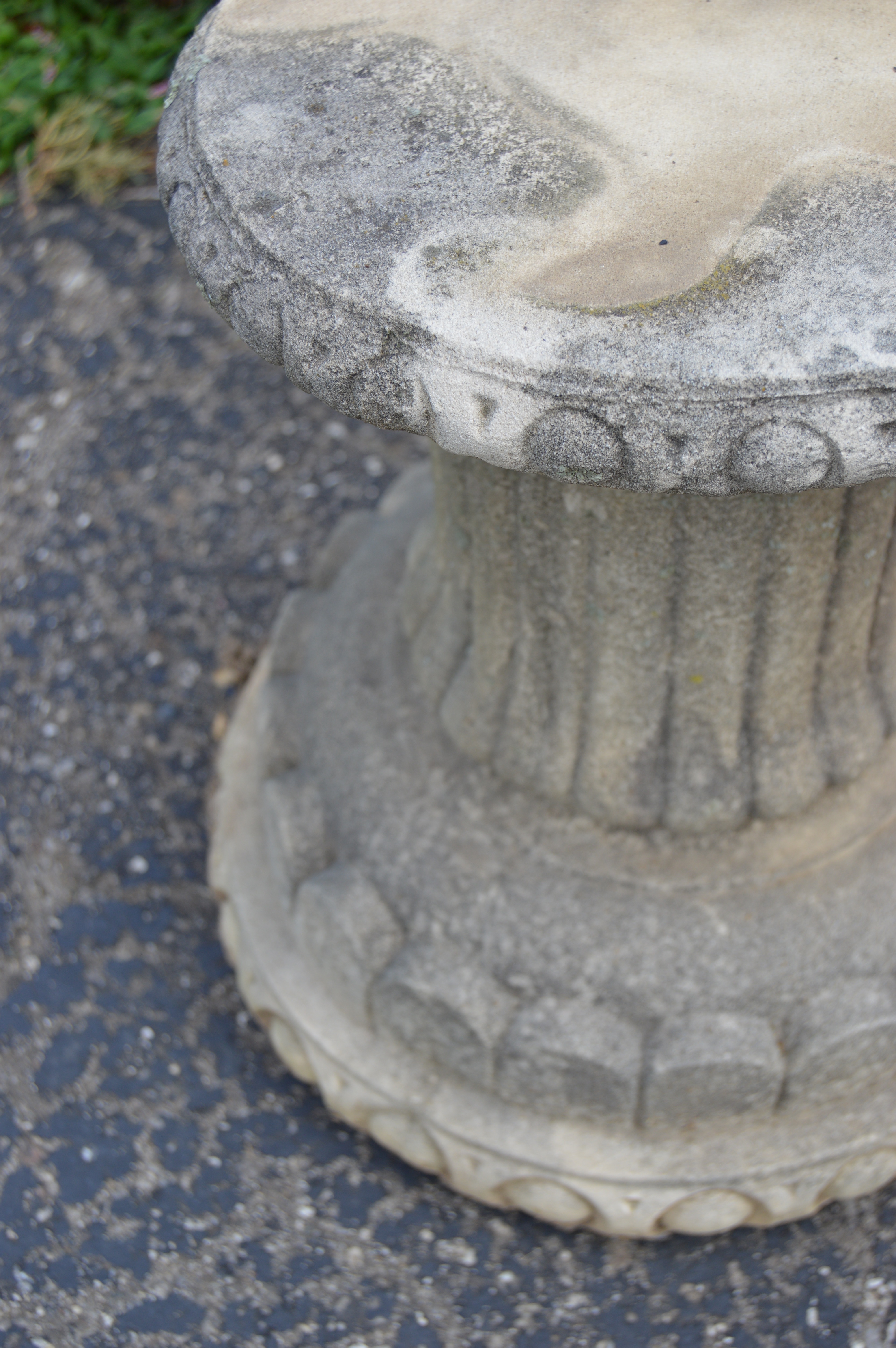 Pair of Concrete Column Garden Plant Pedestals EBTH