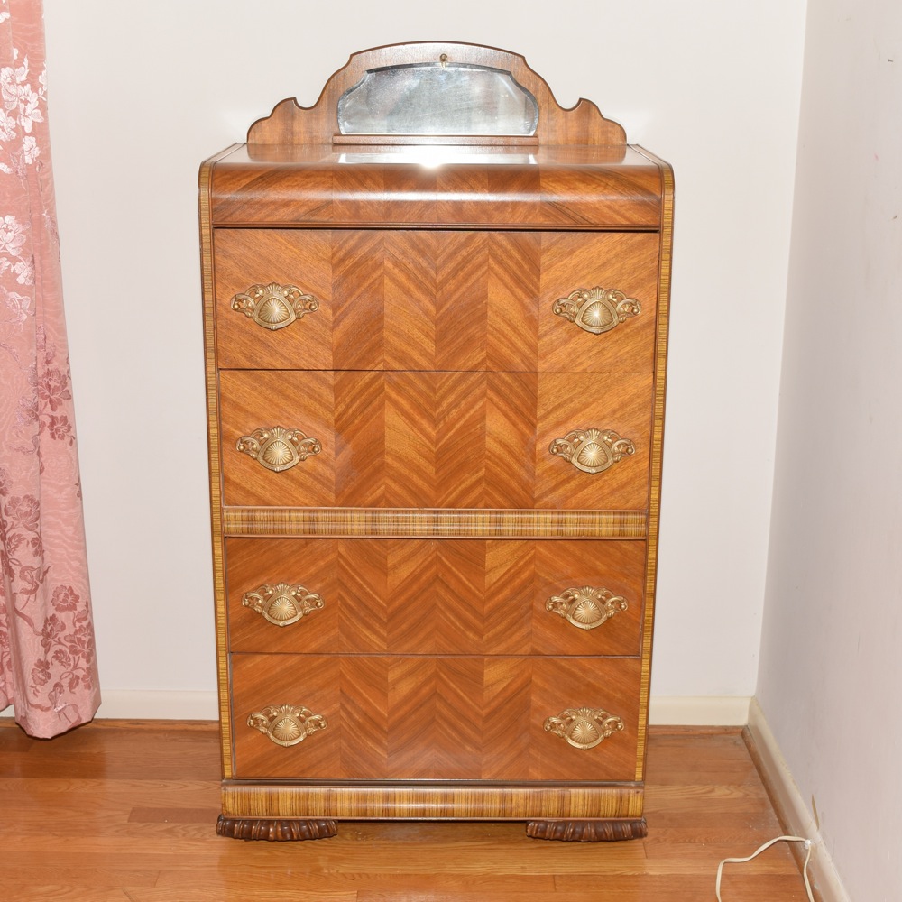 Vintage Webb Furniture Art Deco Style Dresser Ebth