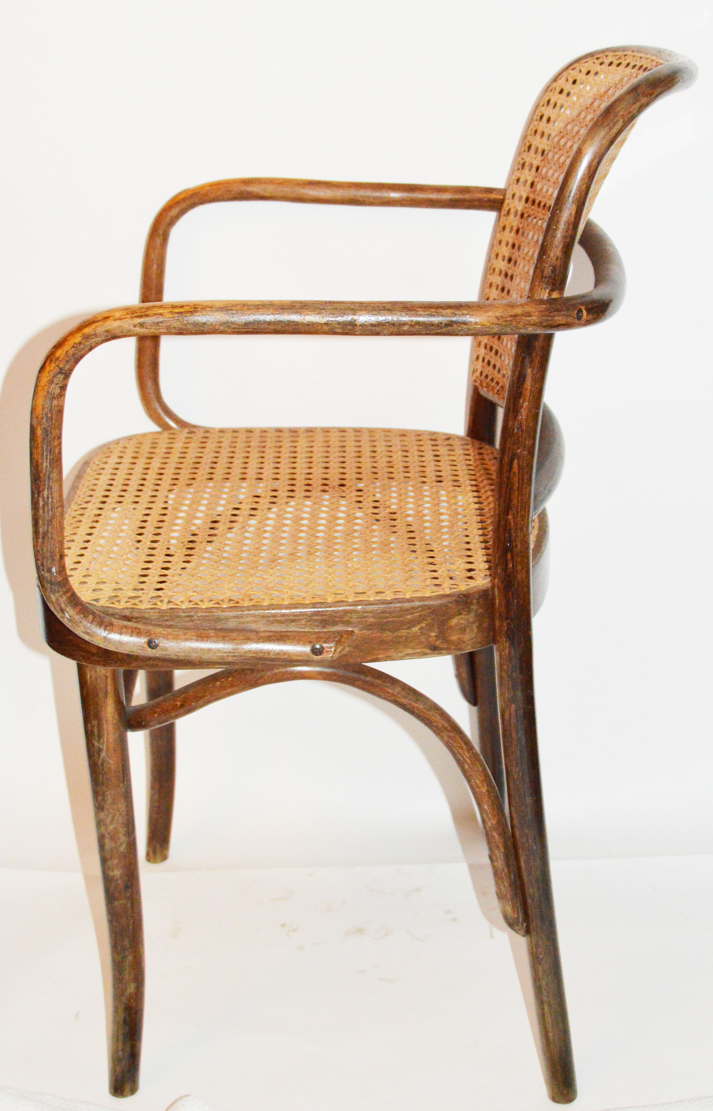 Mid Century Style Bentwood Cane Chair EBTH