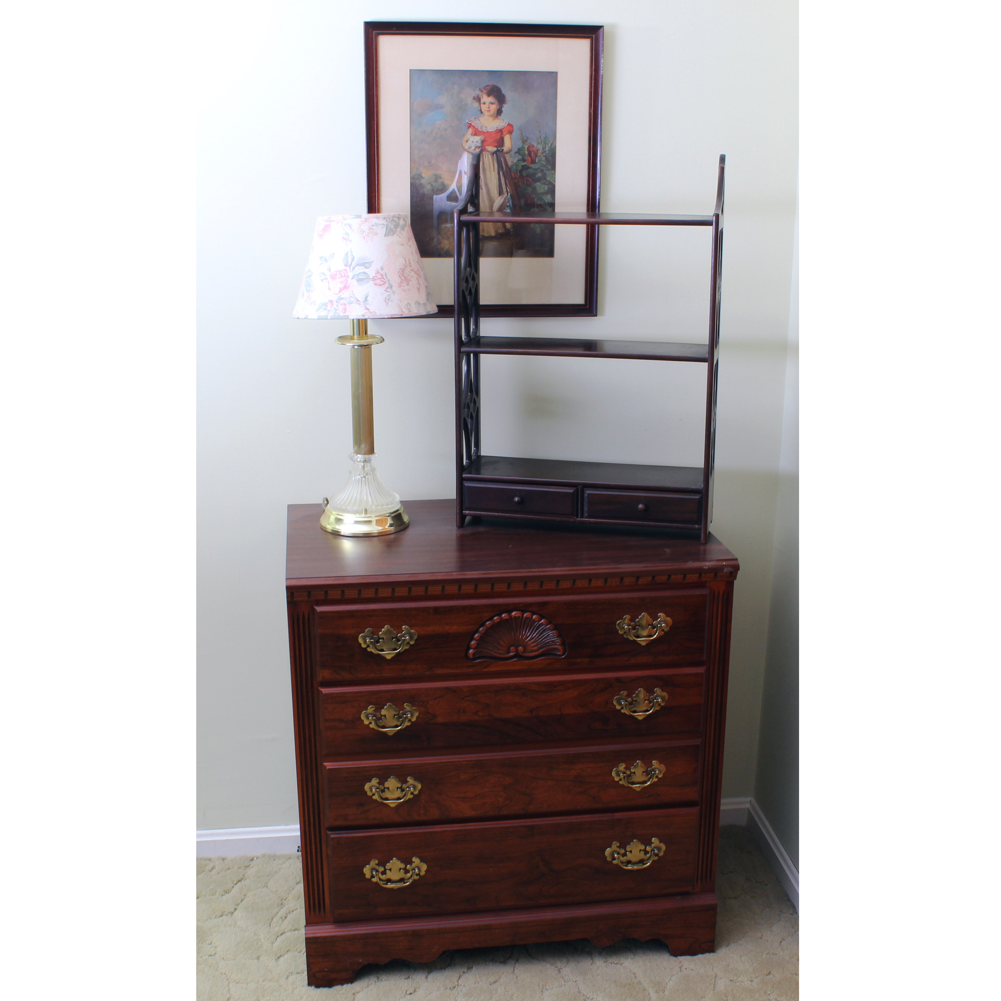 Vintage Lea Furniture Dresser with Decorative Accents EBTH