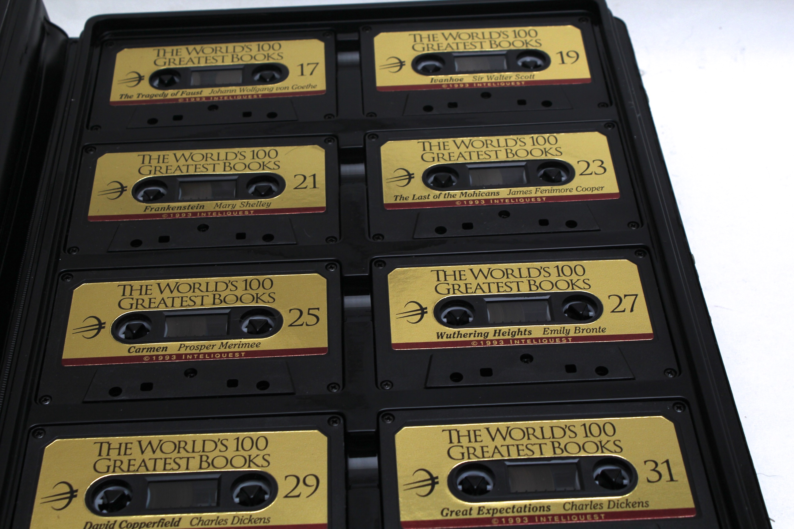 Collection of "The World's 100 Greatest Books" On Cassette Tape EBTH