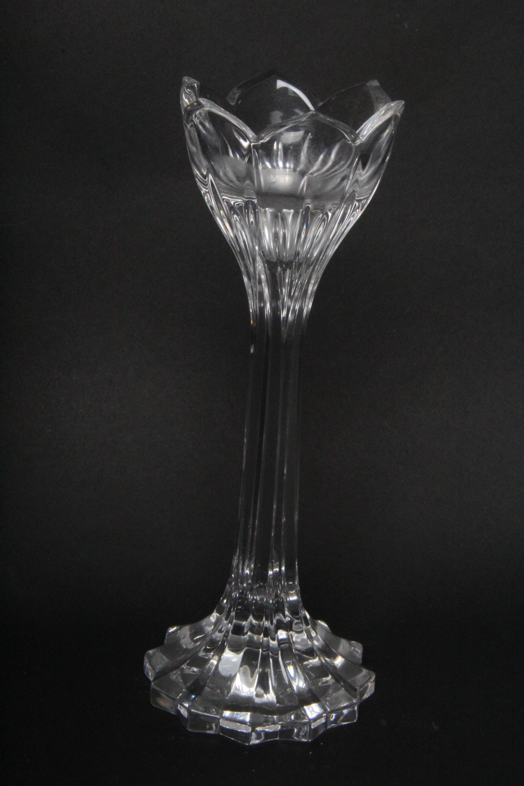 Pair of Nachtmann Crystal Candle Sticks EBTH