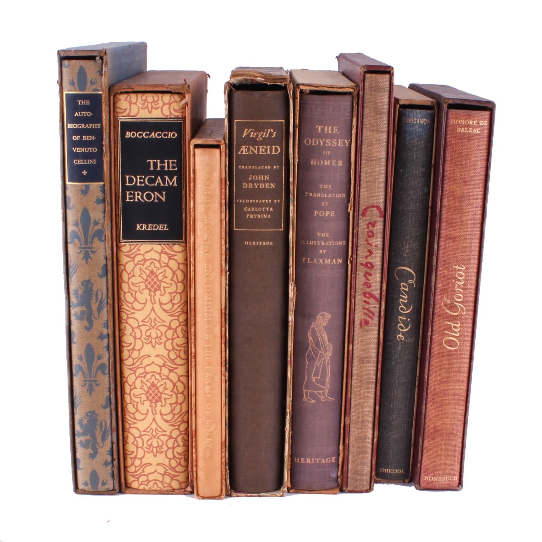 Collection of Eight Heritage Press Classic Novels EBTH