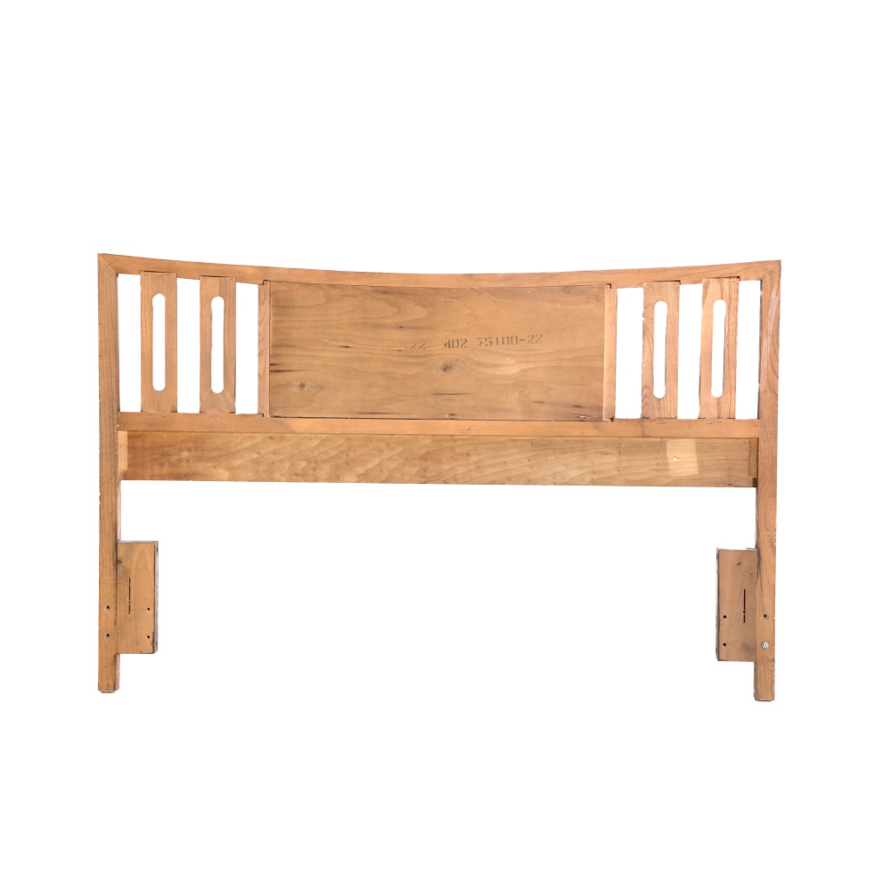 Walnut FullSize Headboard EBTH