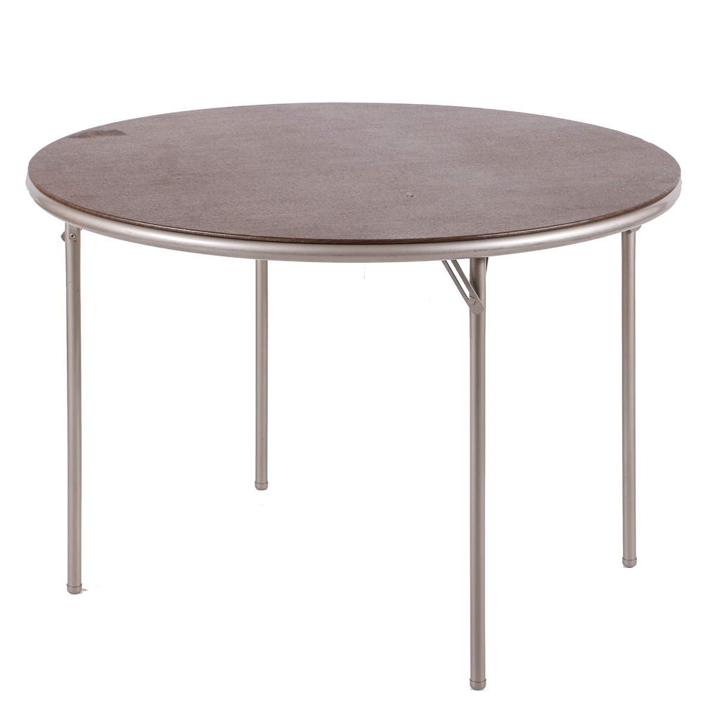 Round Samsonite Folding Card Table EBTH   JB IMG 0044 